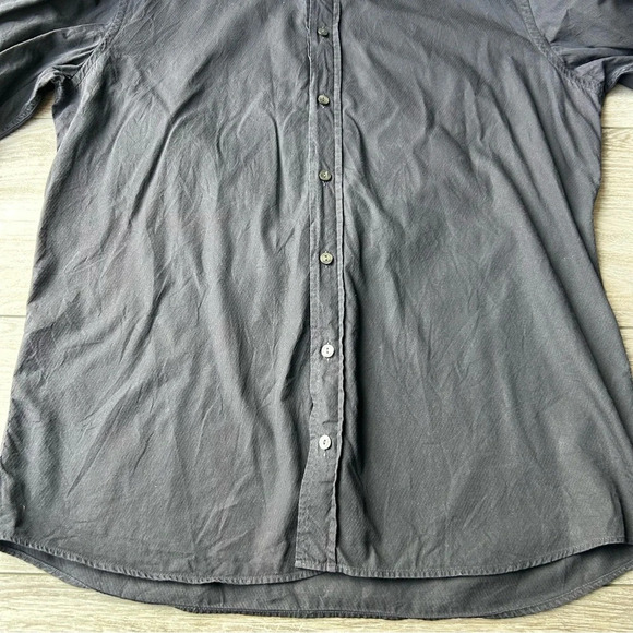 Dolce & Gabbana  Black Subtle Striped Button Down Shirt Made in Italy - Picture 8 of 14